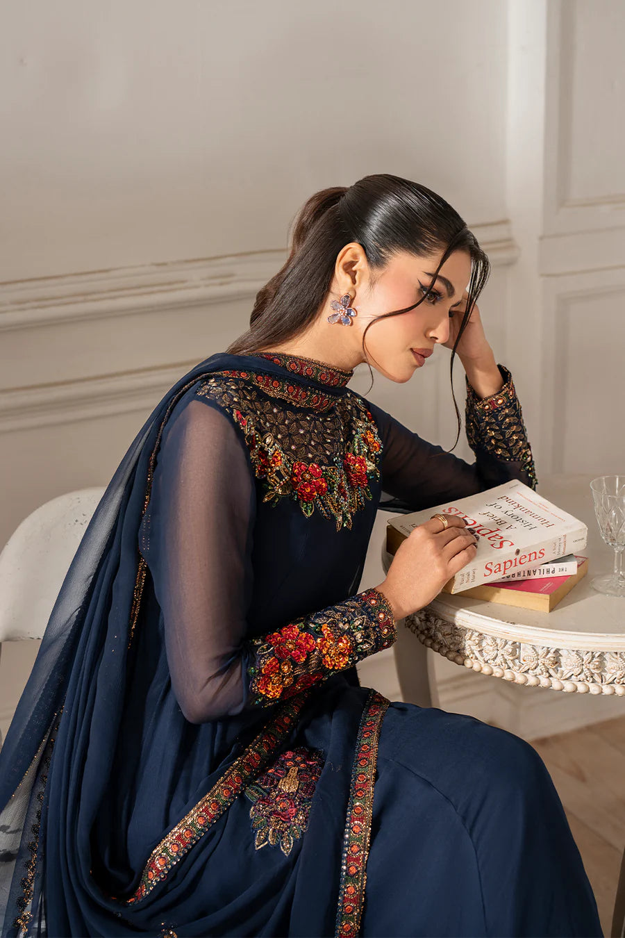 IZNIK | Embroidered Chiffon | UE-412