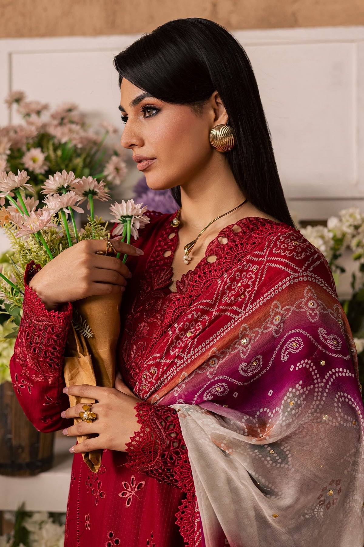 Nureh | Bazaar Embroidered Chikankari Lawn | NE-243