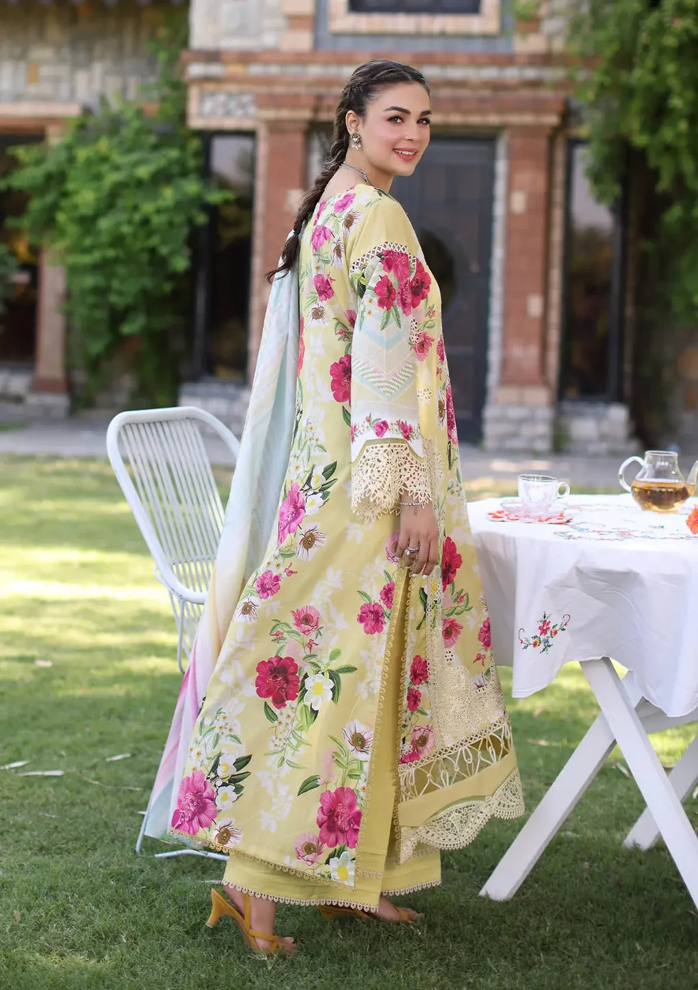 Elaf | Printkari Lawn | SUNSHINE BOUQUET