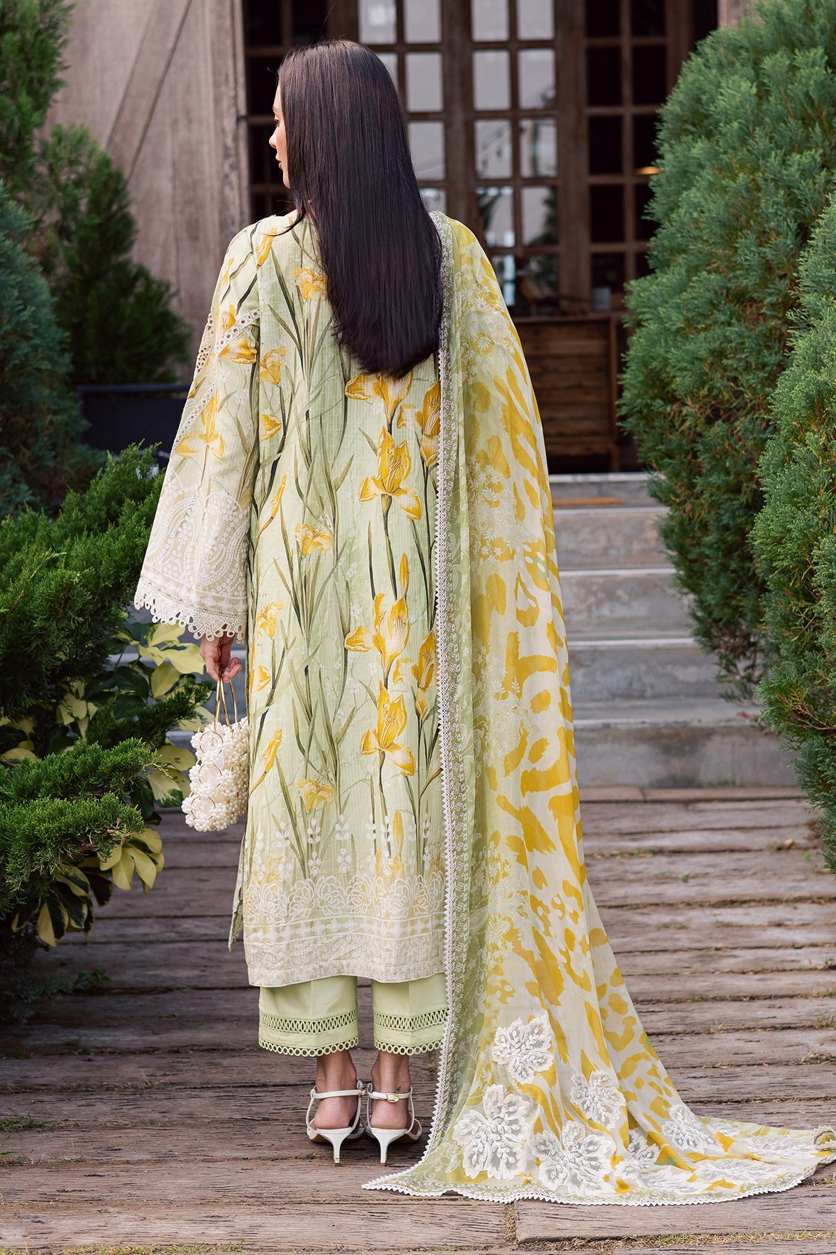 NUREH | GARDENIA - EMBROIDRED & PRINTED LAWN DORIA | NSG-212