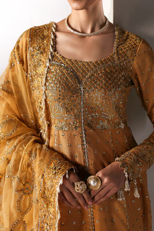 Emaan Adeel | Serein luxe silk | GOLDEN HOUR
