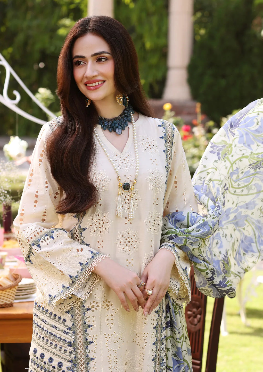 ELAF | Festive Chikankari Vol 2 | ECF-07 DAISY