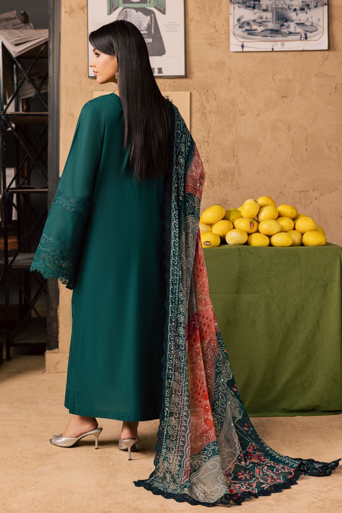 Nureh | Bazaar Embroidered Chikankari Lawn | NE-244