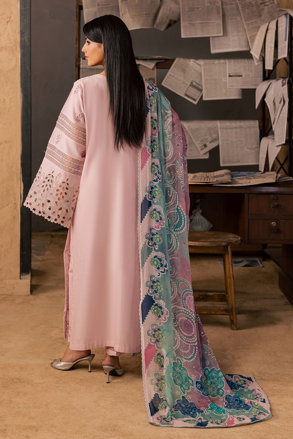 Nureh | Bazaar Embroidered Chikankari Lawn | NE-241