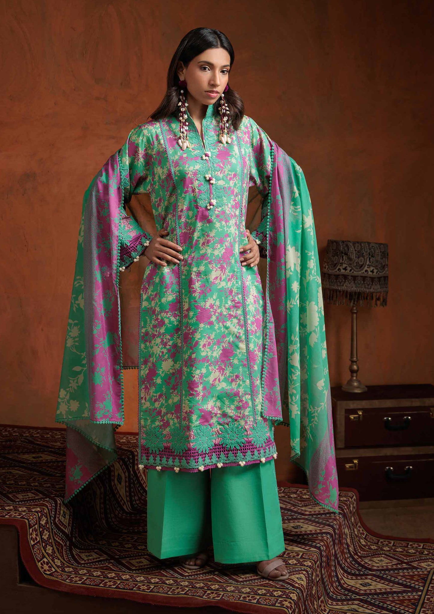 Bonanza | Printed Lawn 25 Drop - 4 | D6