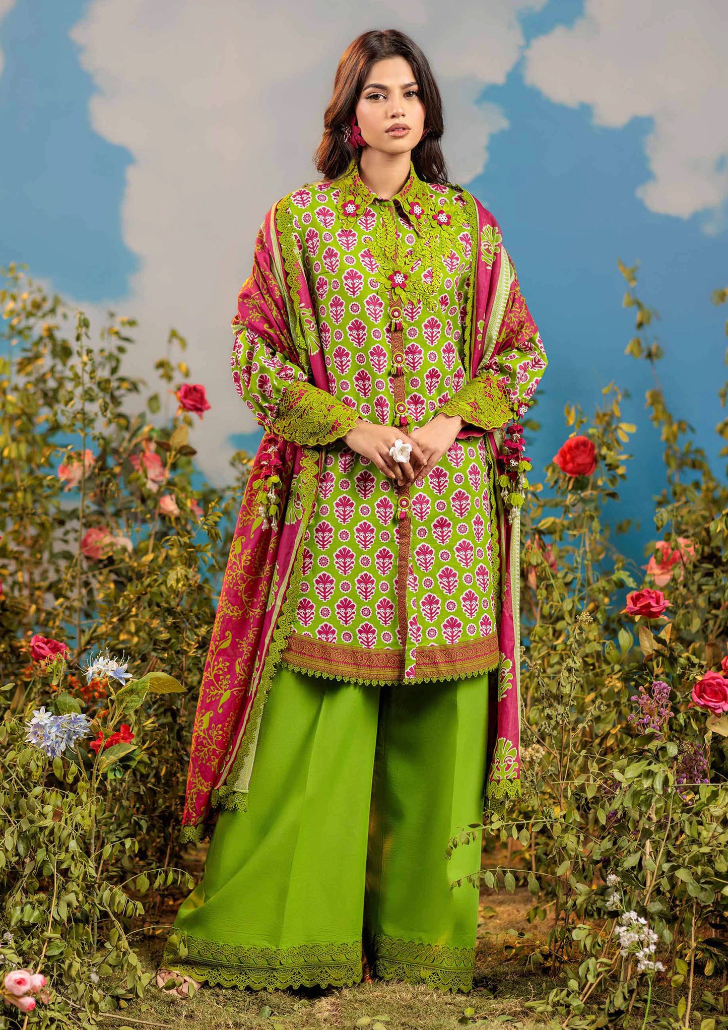 Bonanza Satrangi | Floral Splendor | D9