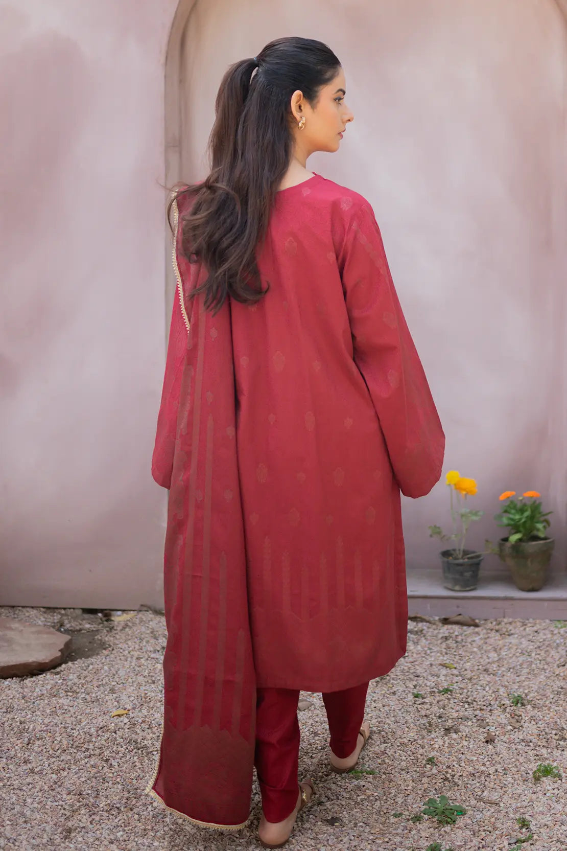 3-Piece Jacquard Banarsi - 9999