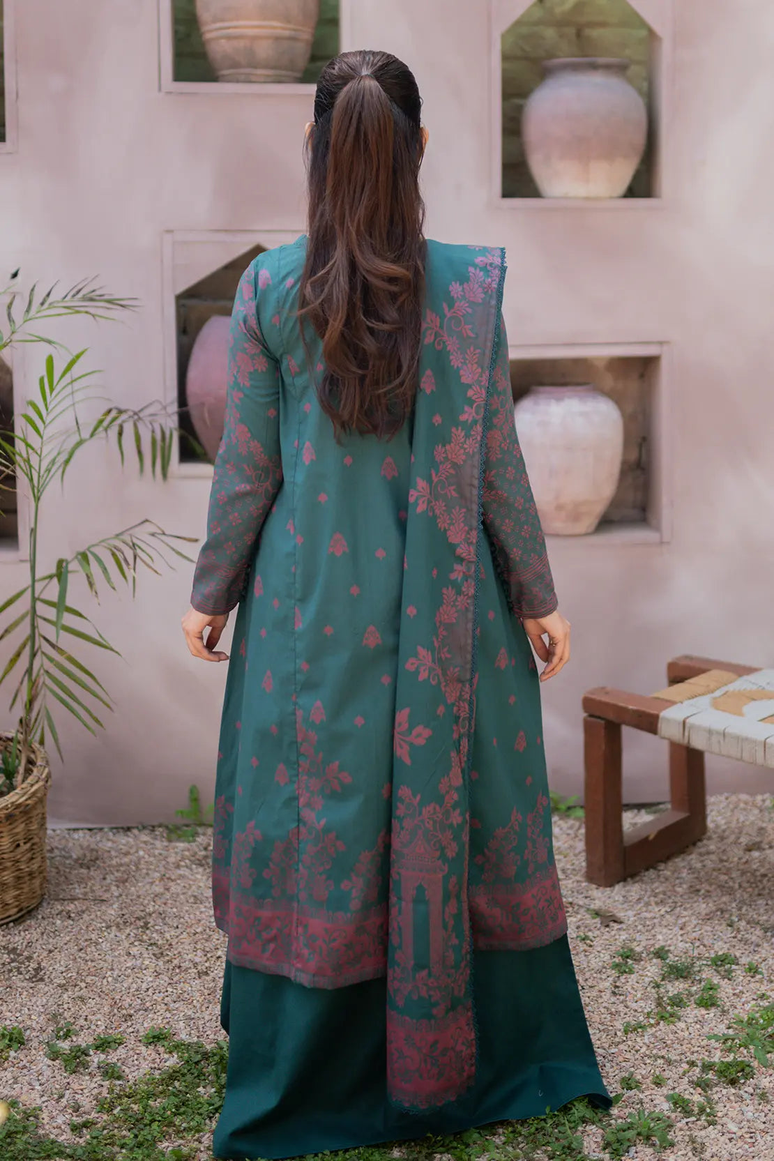 3-Piece Jacquard Banarsi - 9997