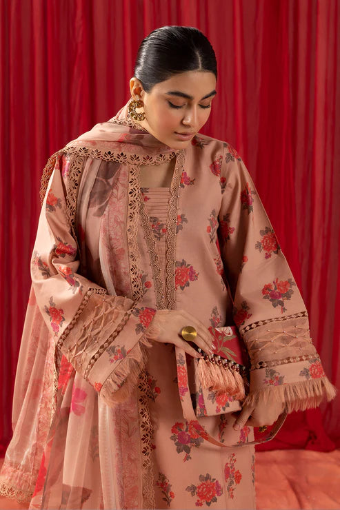 Alizeh | Lawn | CORAL PEACH - 03
