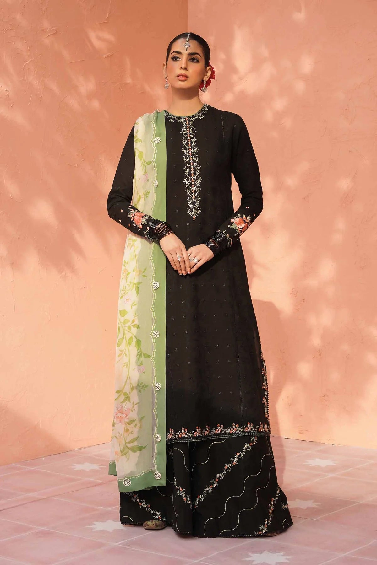 Zara Shahjahan | Lawn 2023 | 12B - modrenshoppingmall