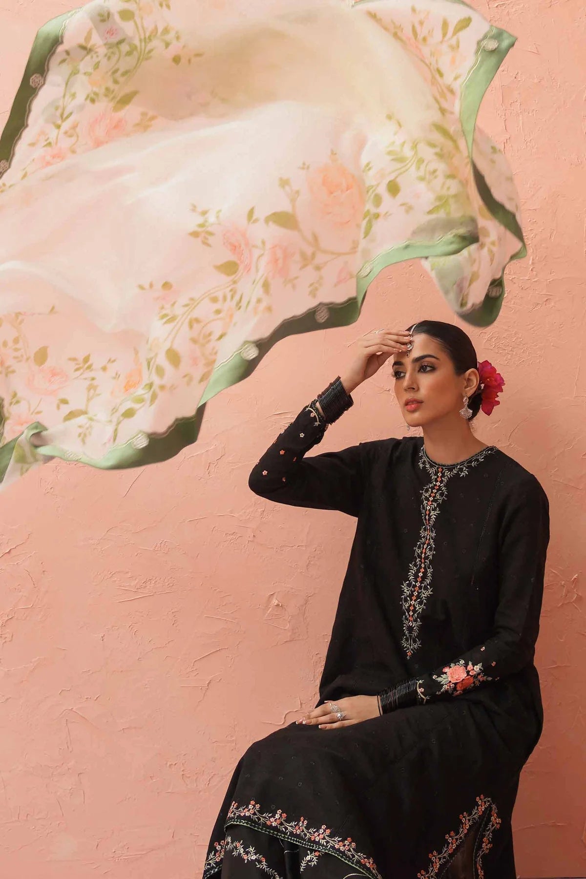 Zara Shahjahan | Lawn 2023 | 12B - modrenshoppingmall