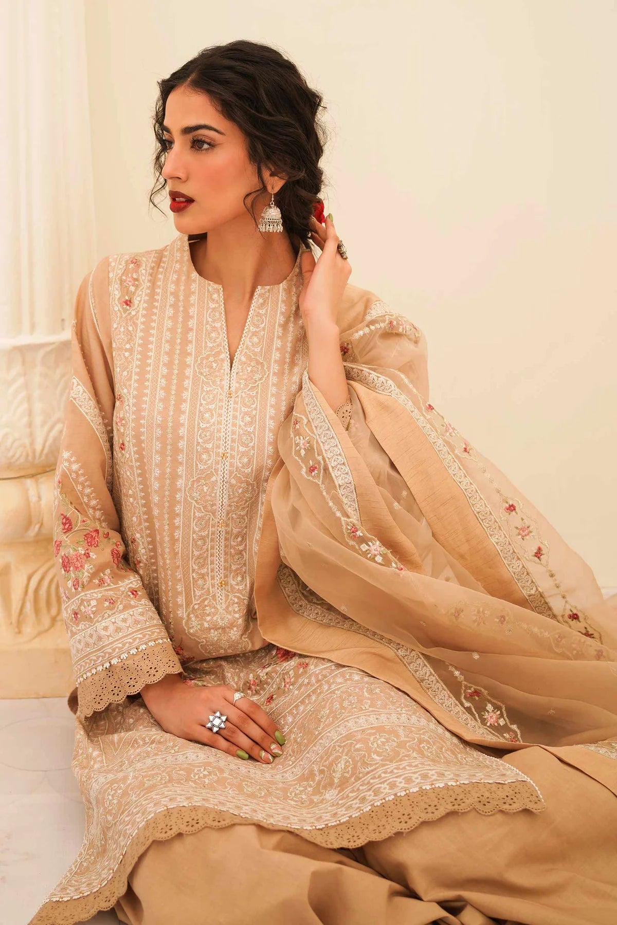 Zara Shahjahan | Lawn 2023 | 6B - modrenshoppingmall