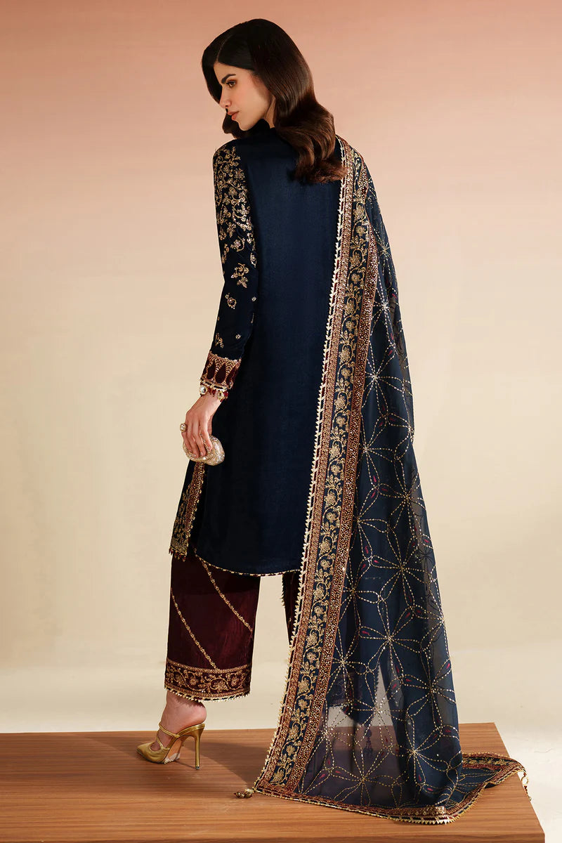 Jazmin | Embroidered Velvet | VVF D-7