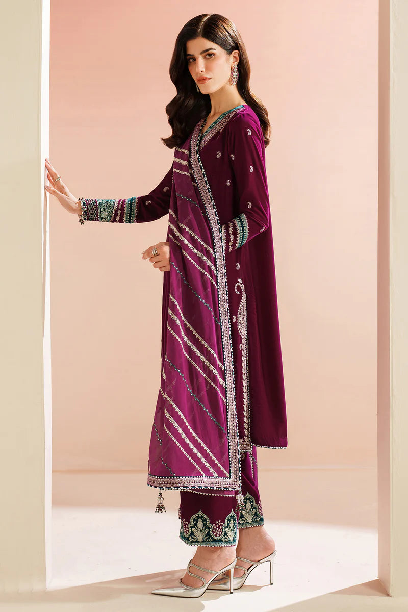 Jazmin | Embroidered Velvet | VVF D-6