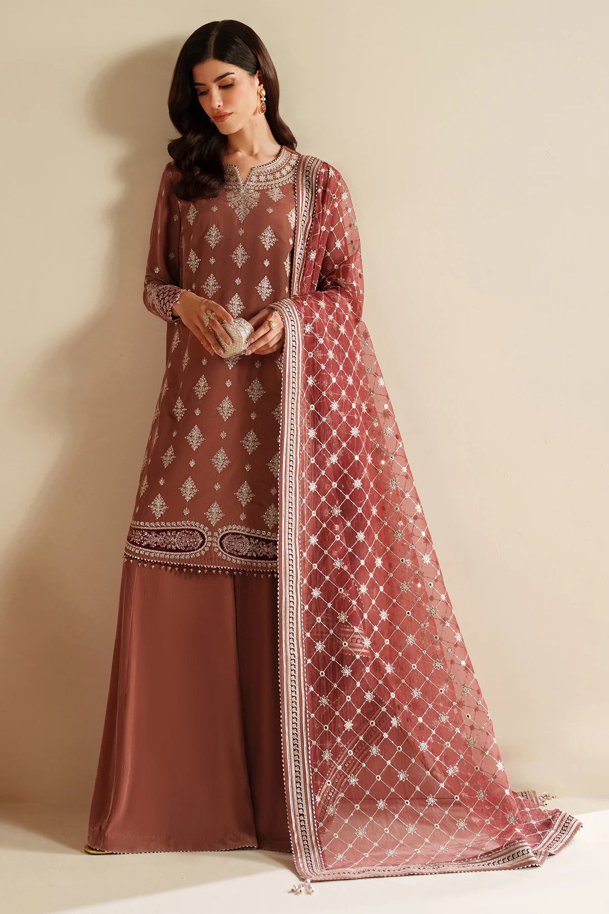 Jazmin | Embroidered Velvet | VVF D-3