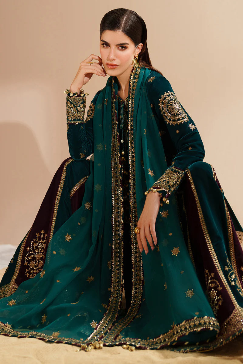 Jazmin | Embroidered Velvet | VVF D-8
