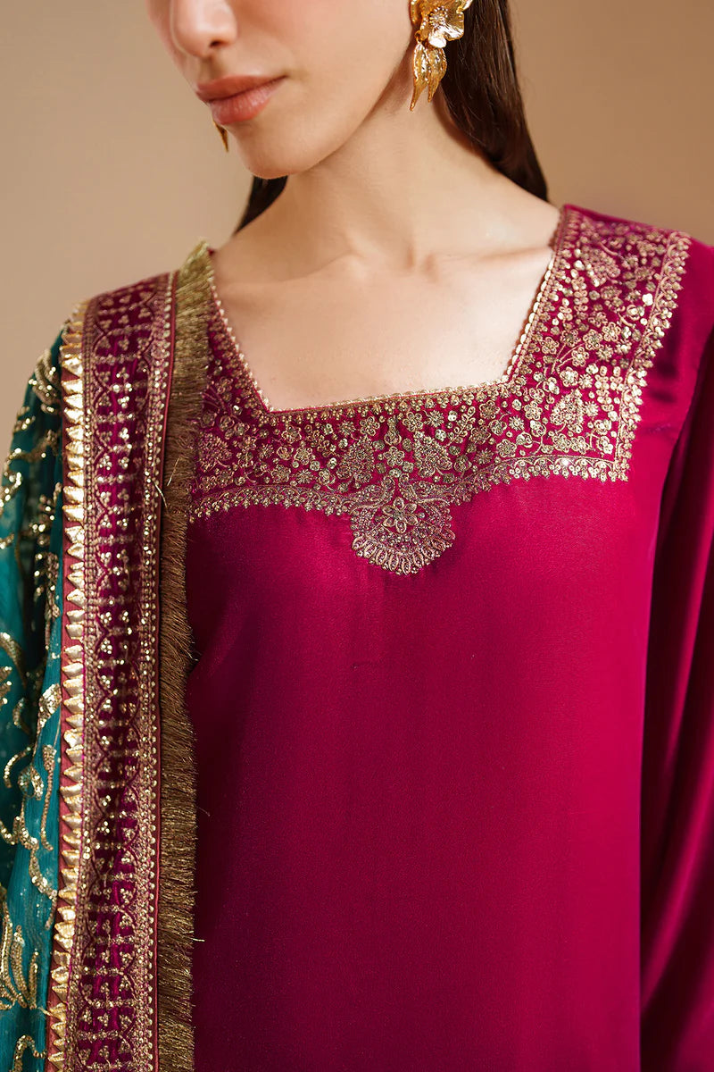 Jazmin | Embroidered Velvet | VVF D-9