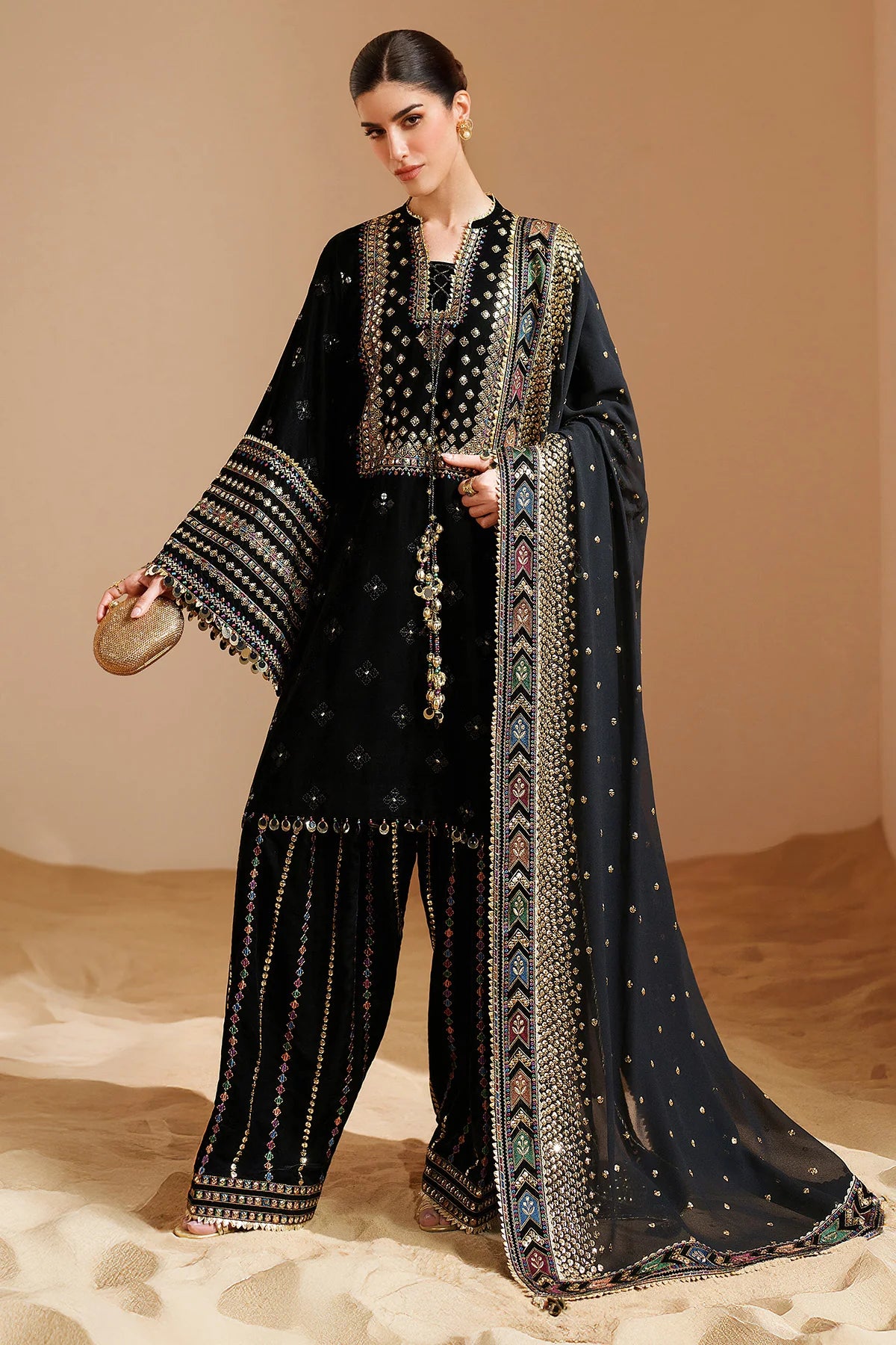 Jazmin | Embroidered Velvet | VVF D-5