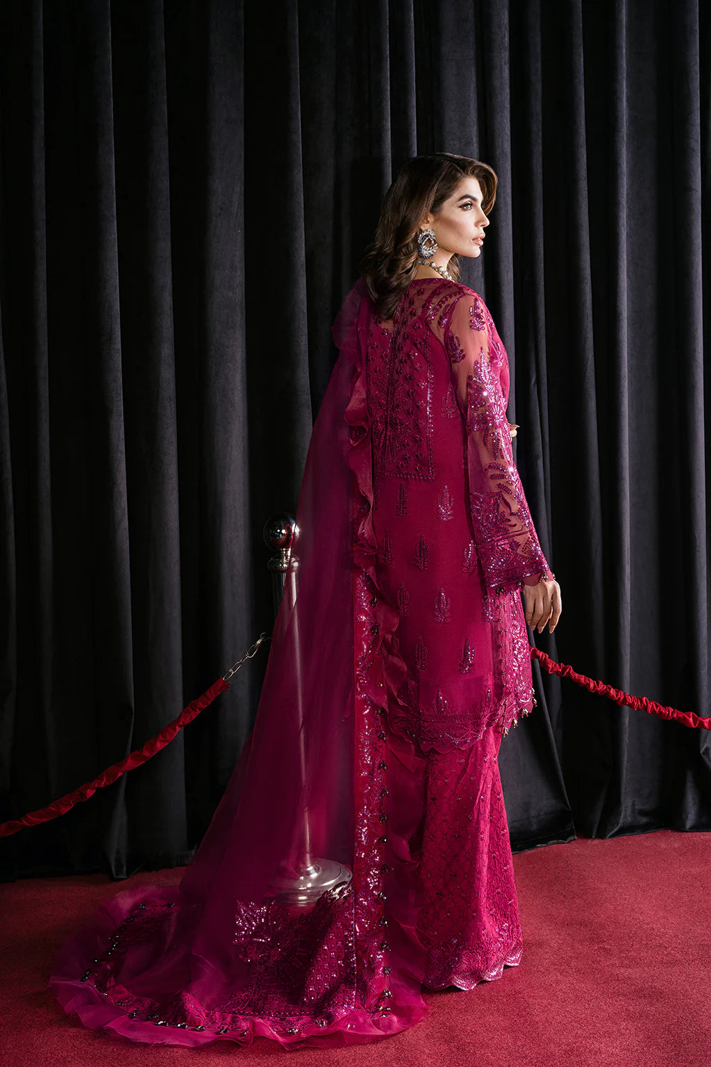 Afrozeh | Starlet Luxury Festive | PERIWINKLE
