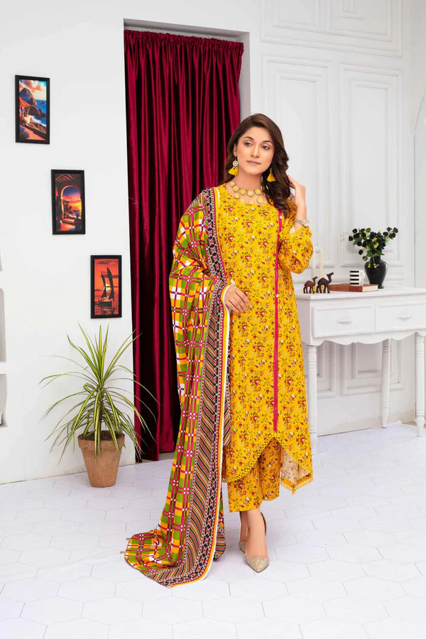 Fiza Noor | Printed Khaddar | 3 Piece