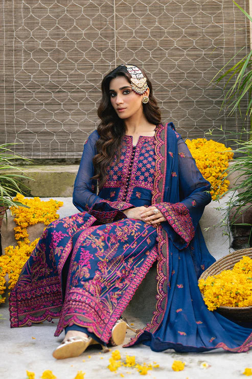 FREESIA | Embroidered FESTIVE | ROKSANA