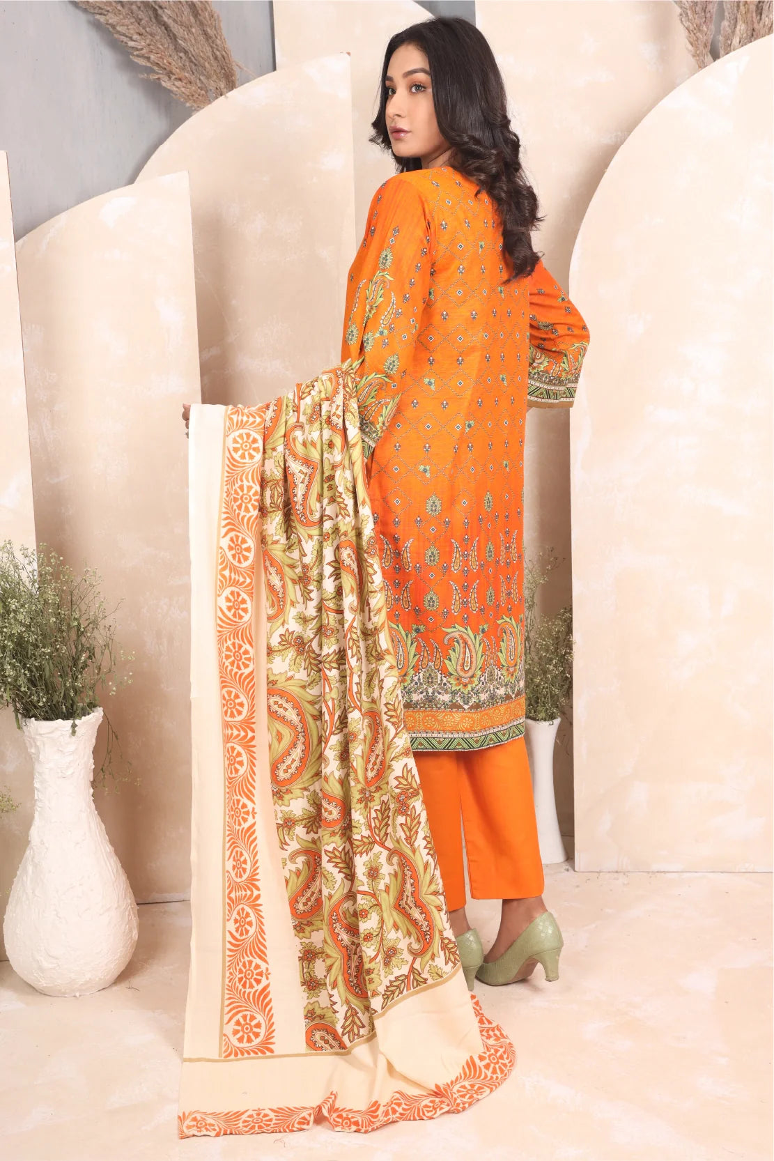 3 PIECE - PREMIUM PRINTED KHADDAR - 4041-A