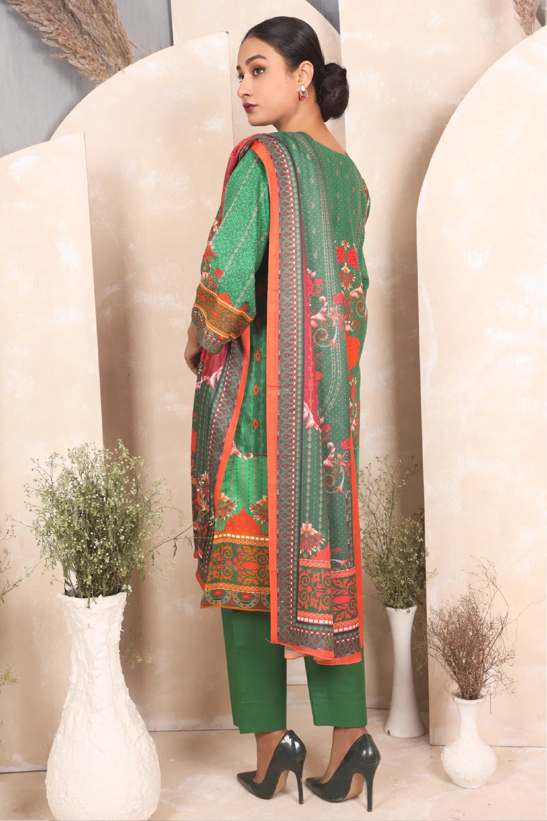 3 PIECE - PREMIUM PRINTED KHADDAR - 4048-A