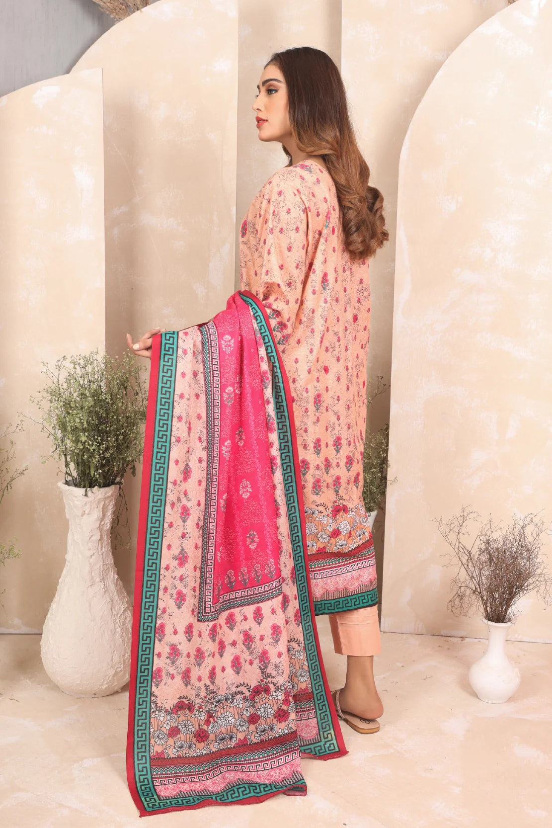3 PIECE - PREMIUM PRINTED KHADDAR - 4044-A