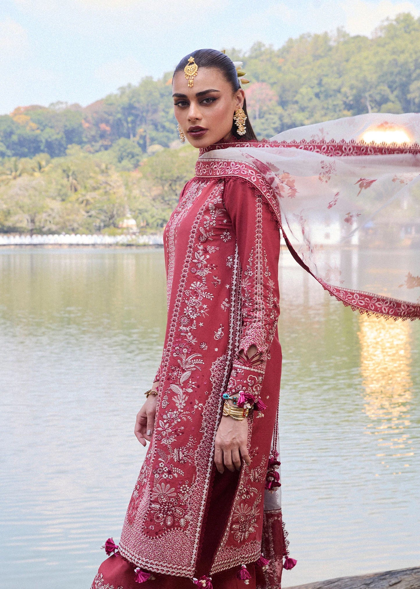 Hussain Rehar | Luxury Lawn 25 | Flare