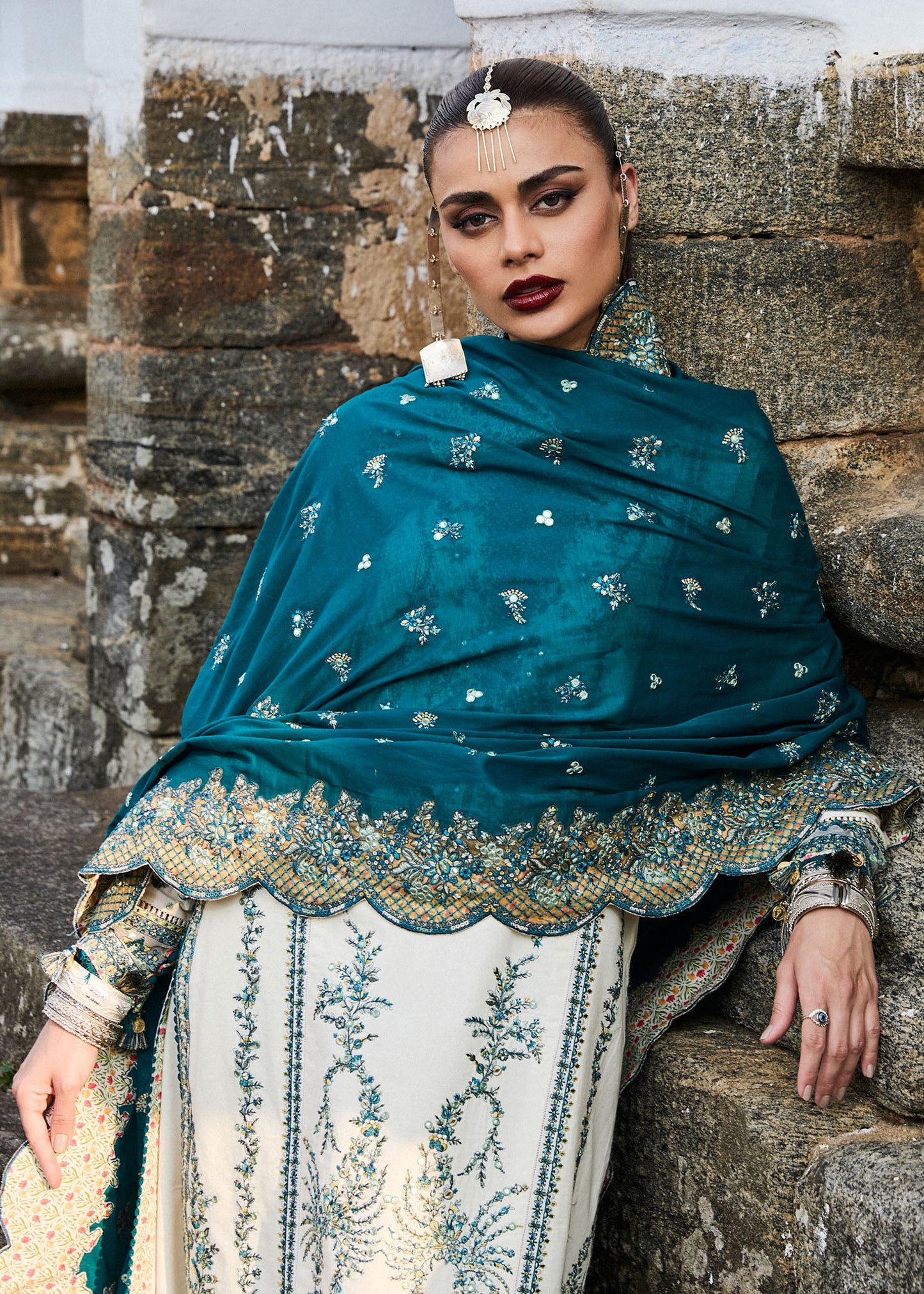 Hussain Rehar | Luxury Lawn 25 | Veil