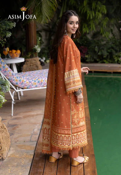 Asim Jofa | PRINTED LAWN 3 PCS | AJGB-02