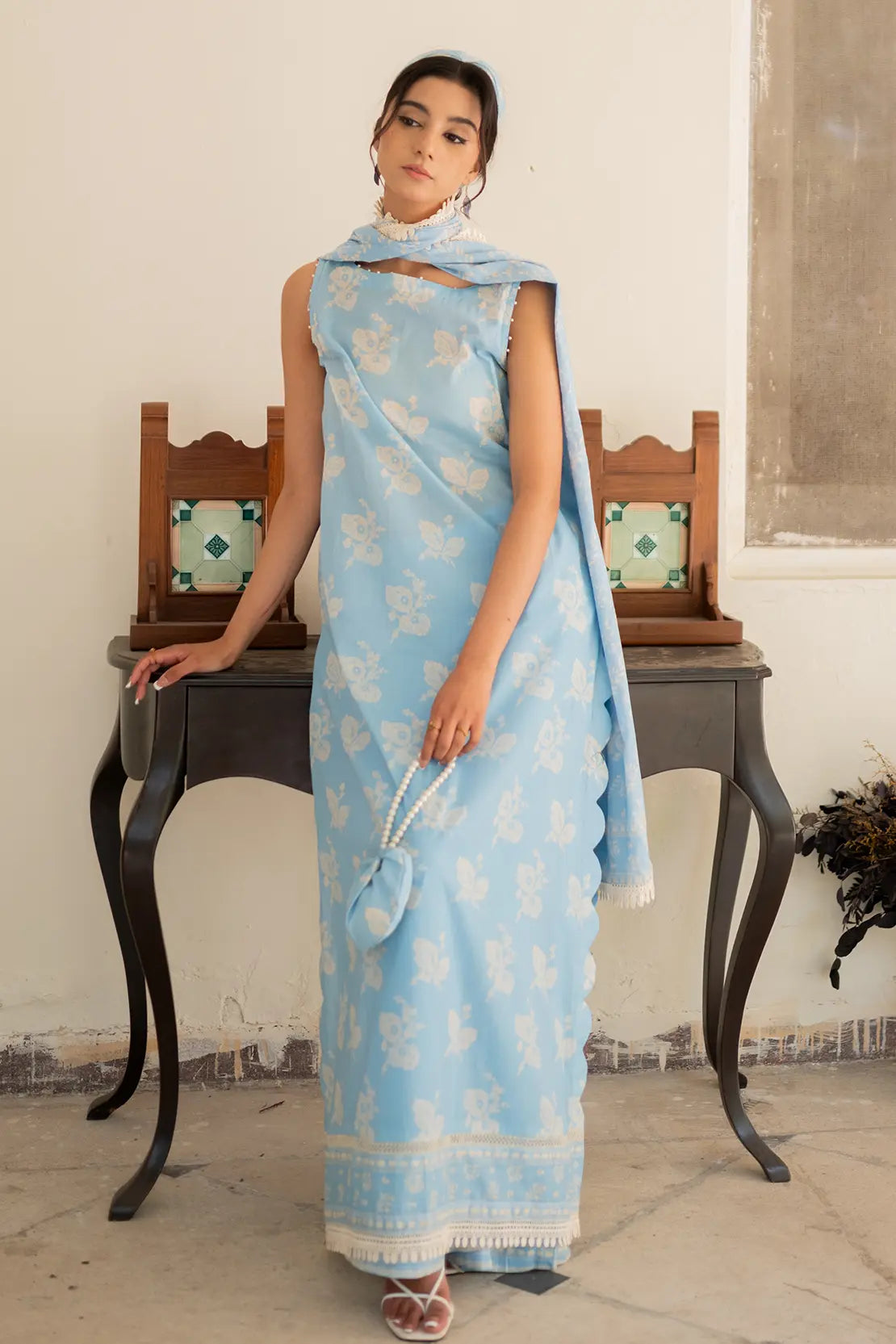 3 Piece - Digitally Printed Lawn - 8762