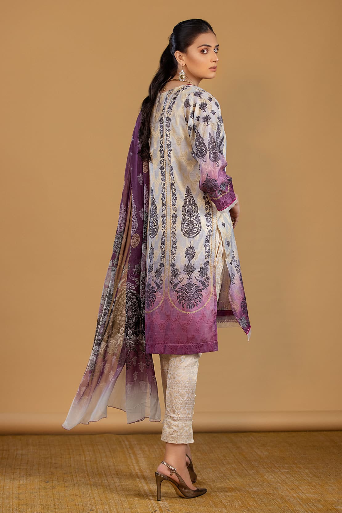 Rahi Embroidered Jacquard 7012