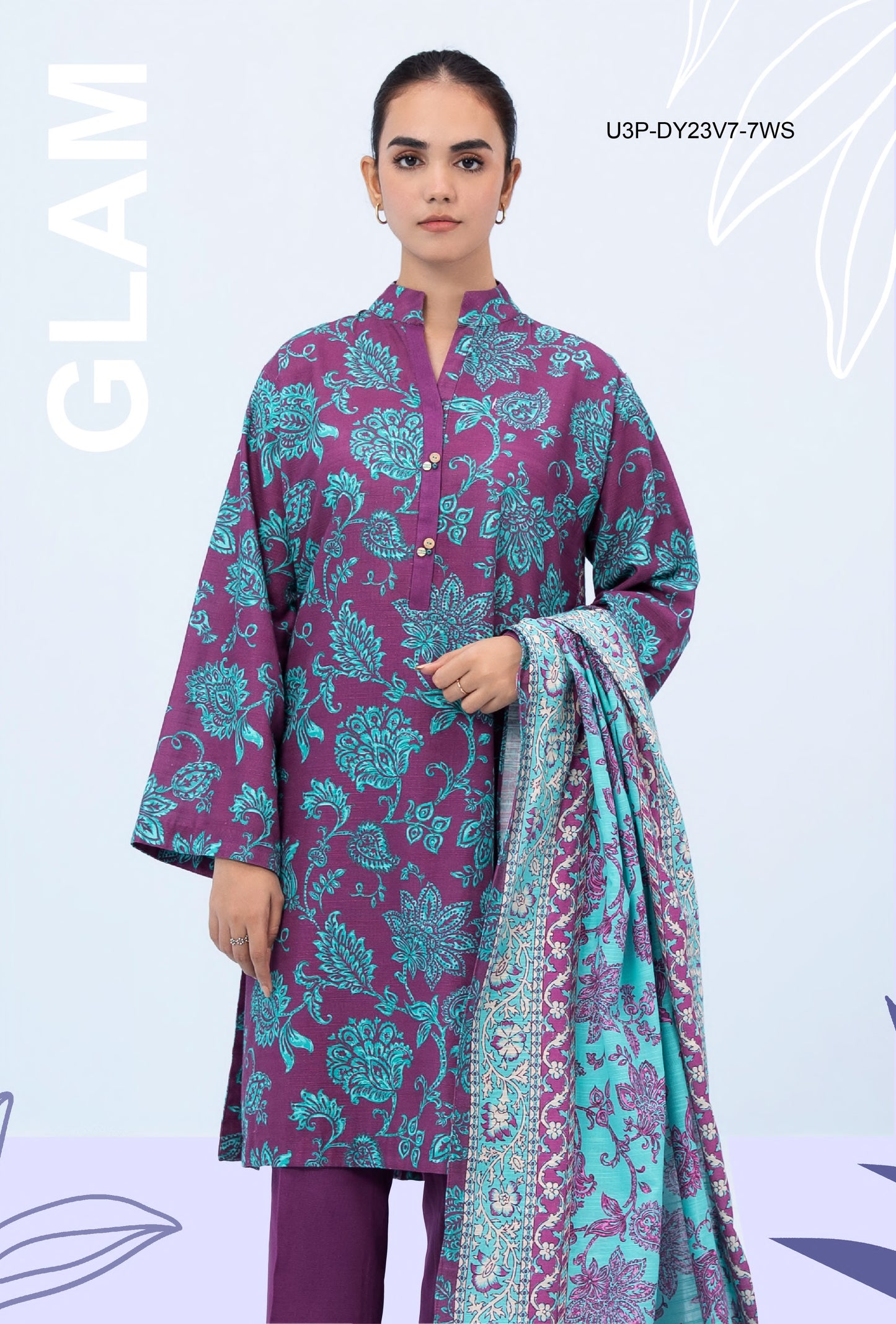 Sapphire | Printed Lawn 25 - Vol 5 | D1