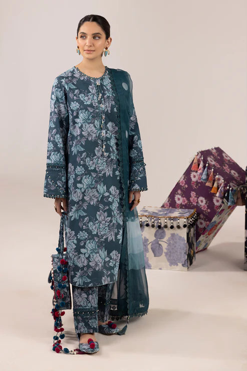 Alizeh | Lawn | SEA MIST - 07