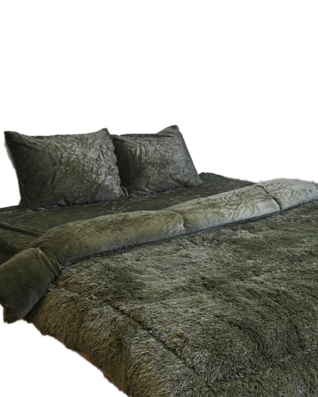 Complete 4pc Shaggy Soft Faux Fur Se | A7