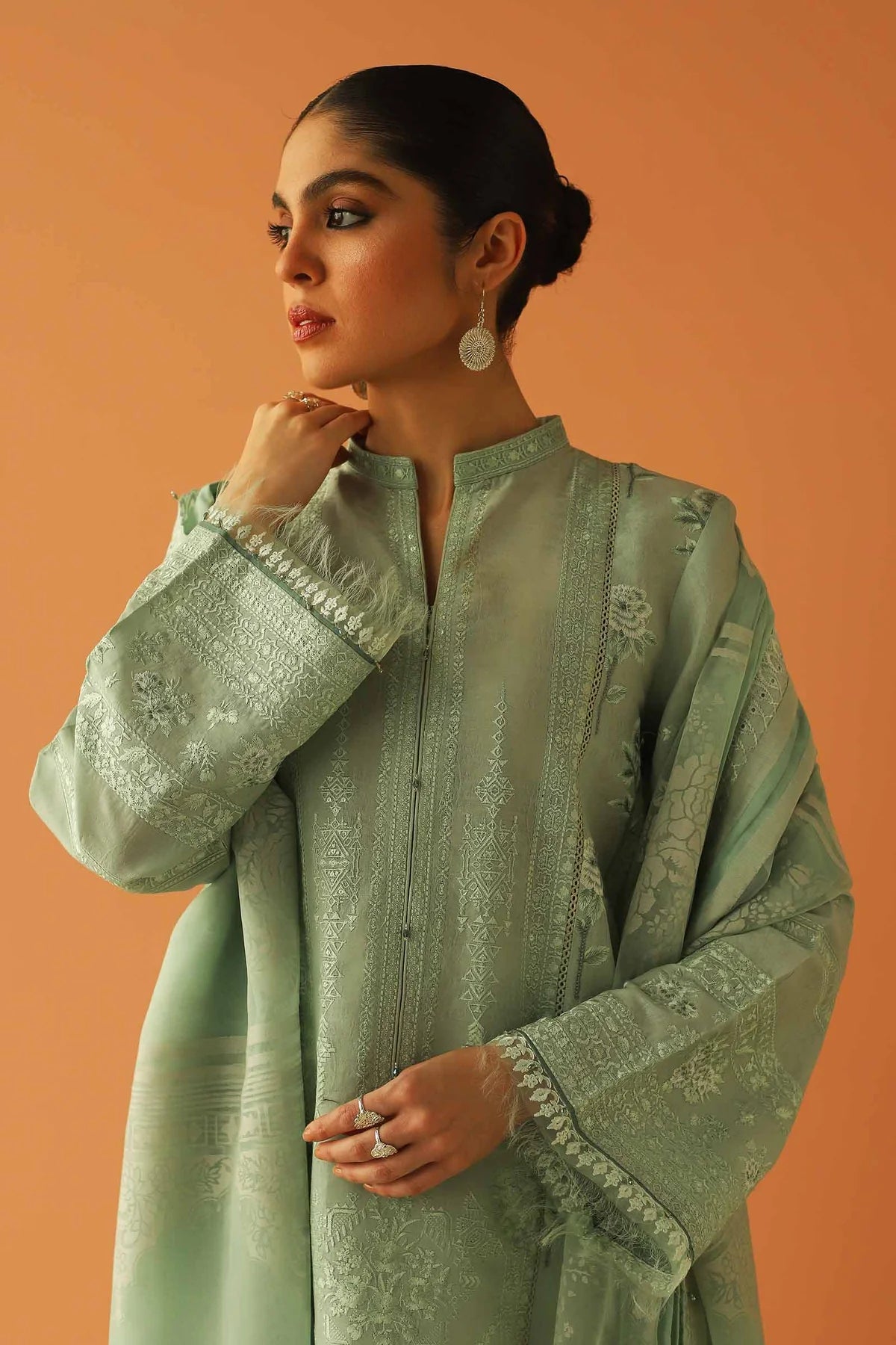 Zara Shahjahan | Lawn 2023 | 13B - modrenshoppingmall