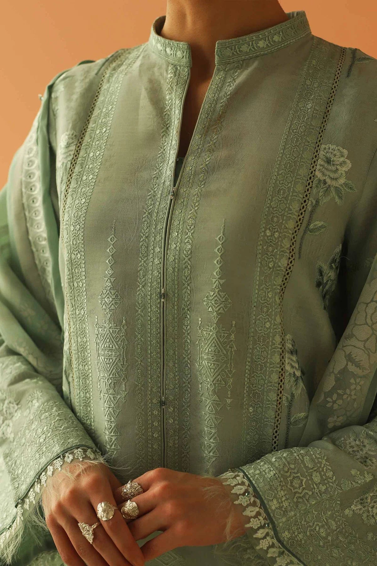 Zara Shahjahan | Lawn 2023 | 13B - modrenshoppingmall