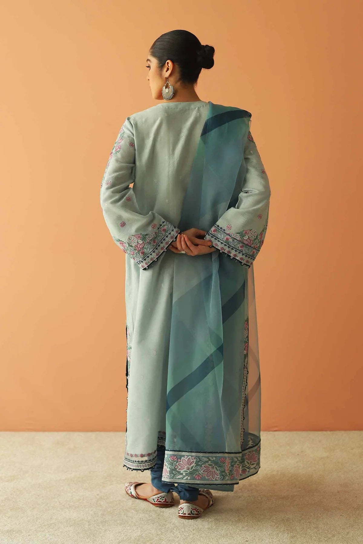 Zara Shahjahan | Lawn 2023 | 14B - modrenshoppingmall