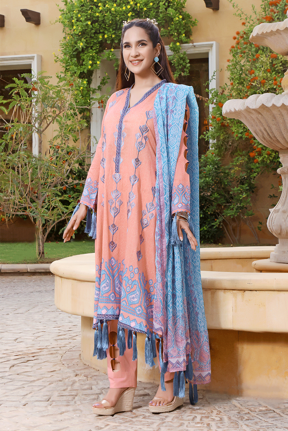 LADIES SUIT KC-1426 Dresses KHAS STORES