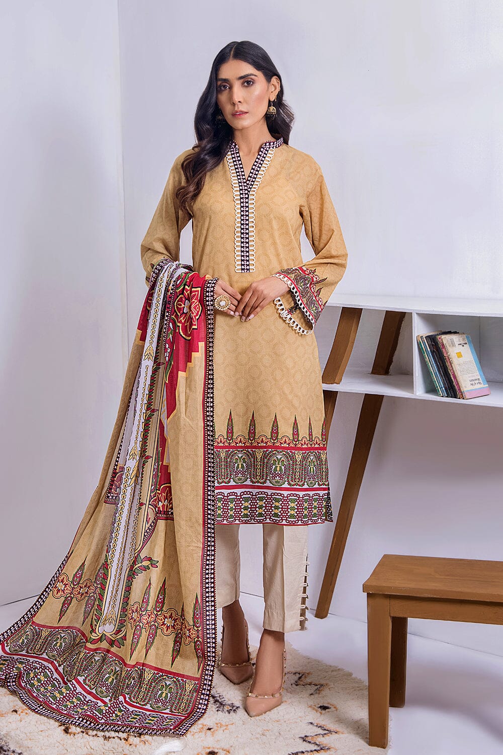 SHIRT & DUPATTA RKL-1728 KHAS STORES