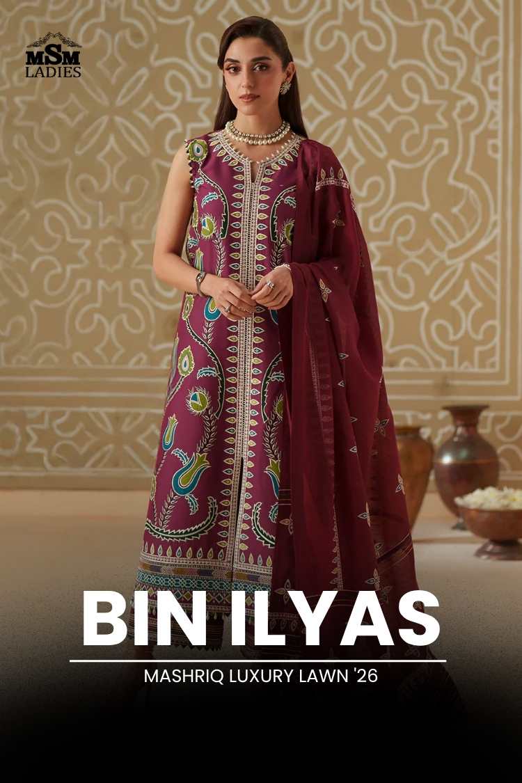 Bin ILyas - Mashriq Luxury Lawn '26