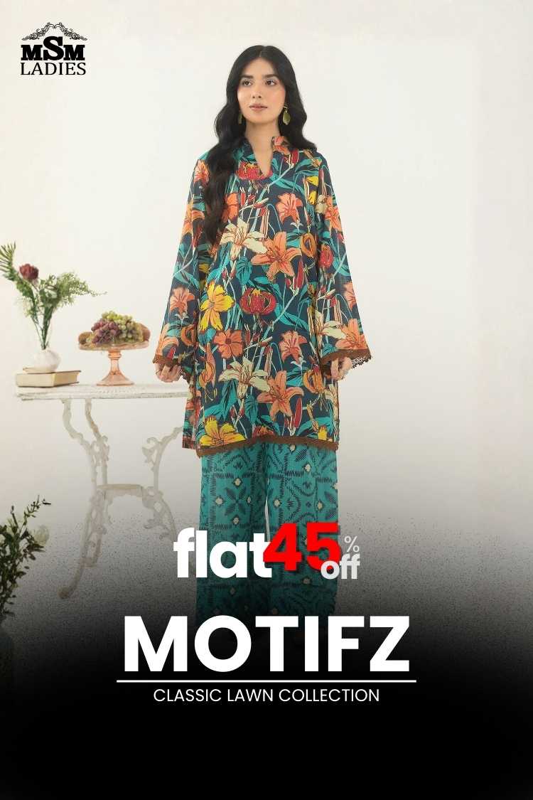 FLAT 45% OFF - MOTIFZ CLASSICS LAWN COLLECTION