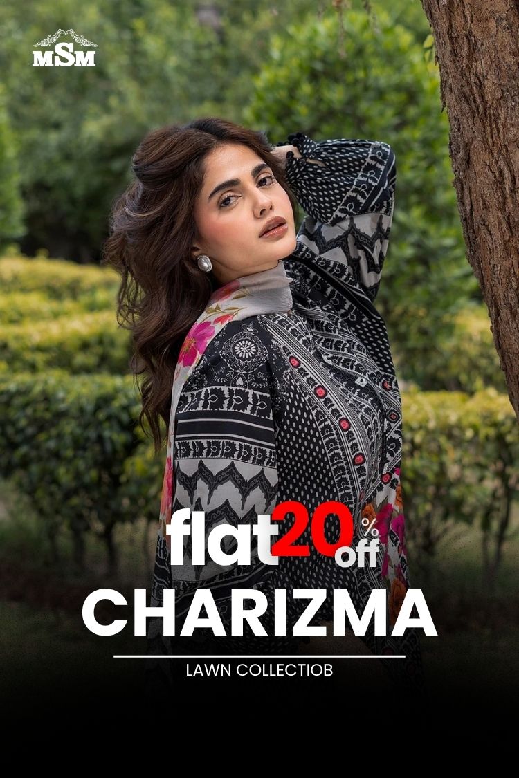 FLAT 20% off - Charizma Lawn Collection