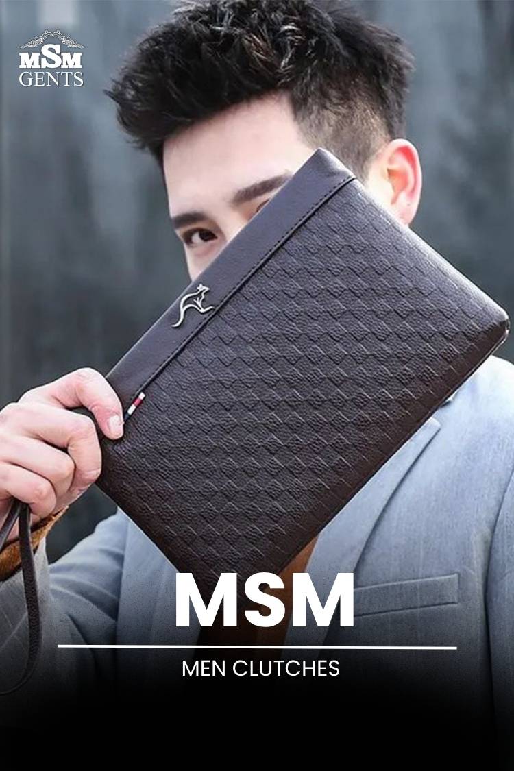 FLAT 20% OFF - Men Clutches