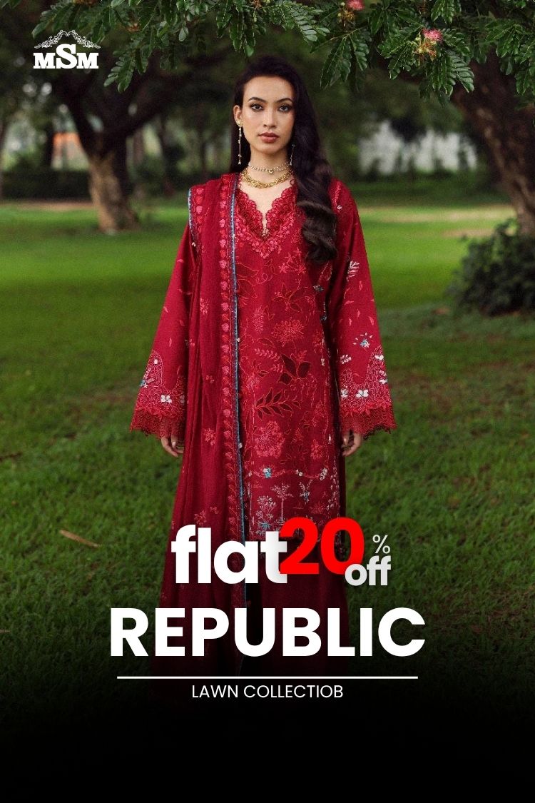 Flat 20% OFF - Republic Lawn Collection