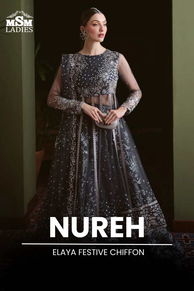 Nureh - Elaya Festive Chiffon