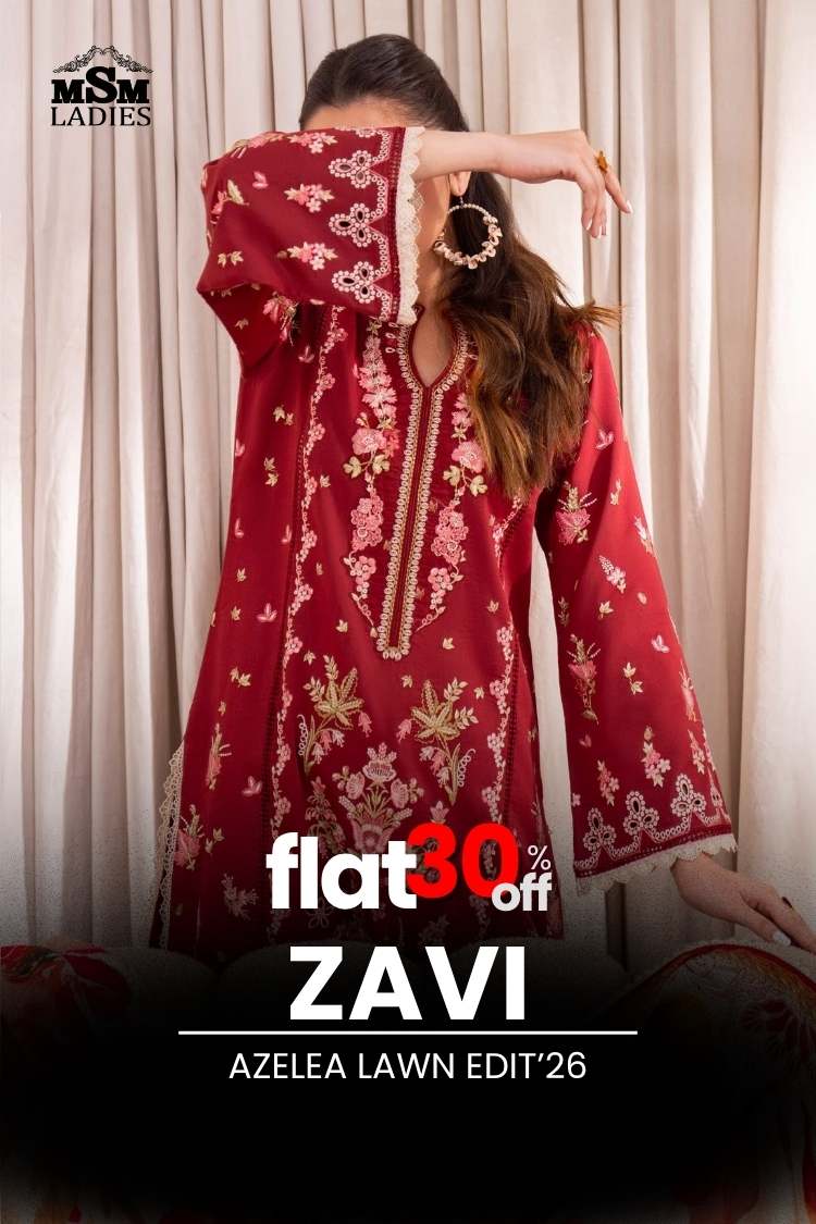 FLAT 30% OFF - ZAVI - Azelea Lawn Edit' 26