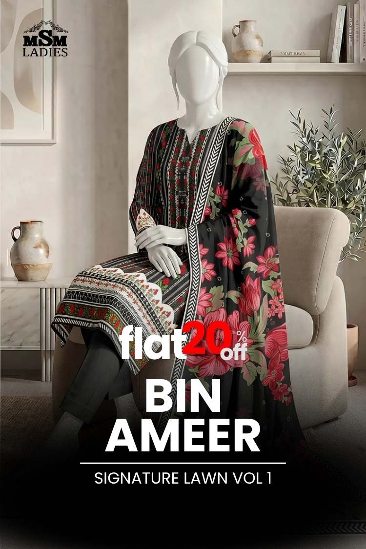 FLAT 20% OFF - Bin Ameer - Signature Lawn VOL 1