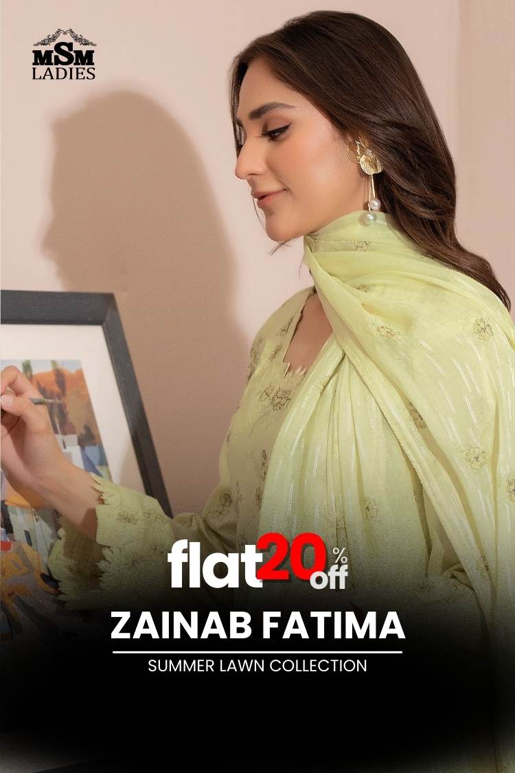 FLAT 20% OFF - Zainab Fatima Summer Collection '26